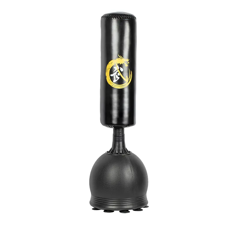 China Boxing Sandbag QJ005 - Quality Factory Suppliers | Durable 106cm Height, Adjustable Connector & Heavy Base