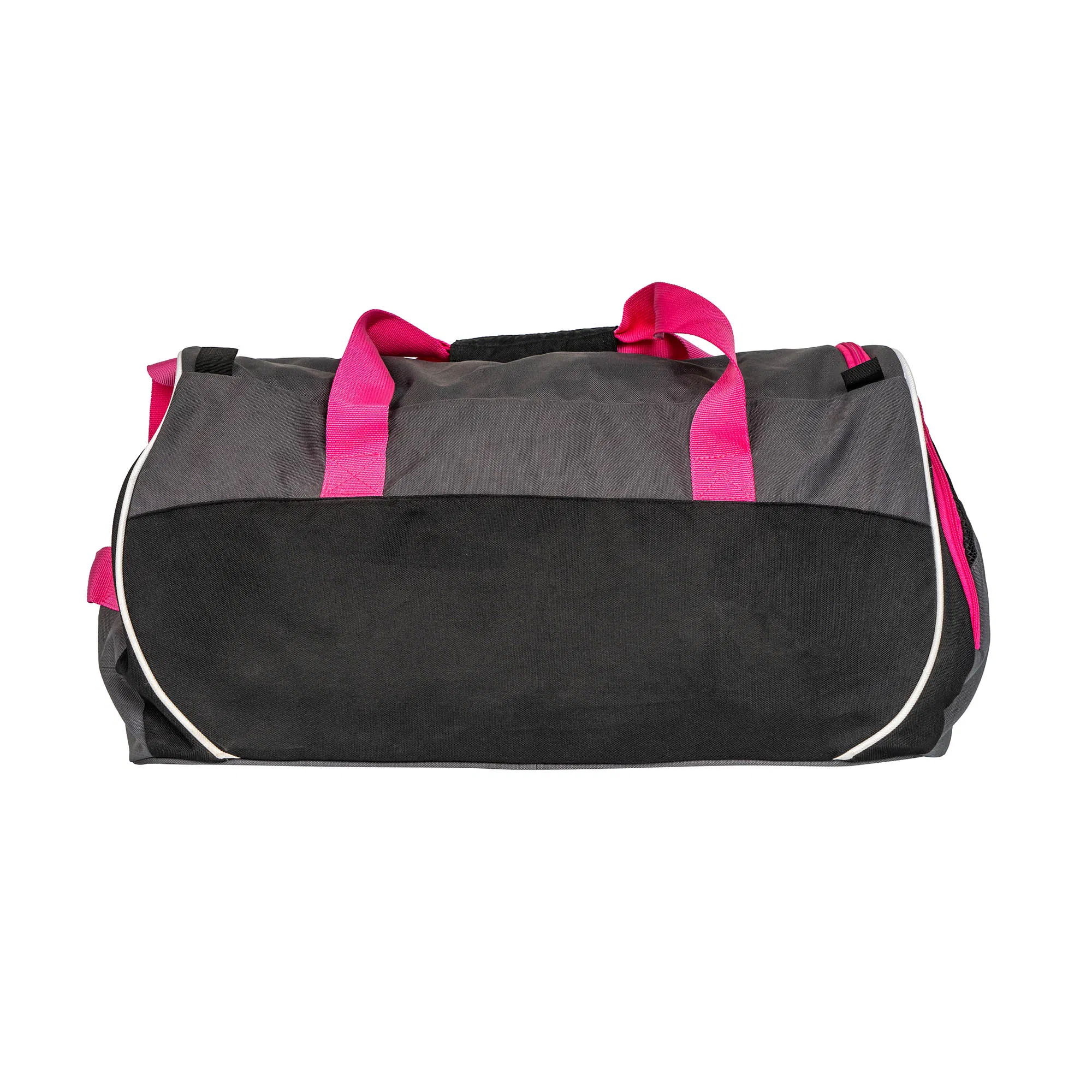 Bolsa de Dupla Resistência à Água para Esportes - Tote de Viagem para Academia com Alça de Ombro Ajustável (Rosa e Cinza)