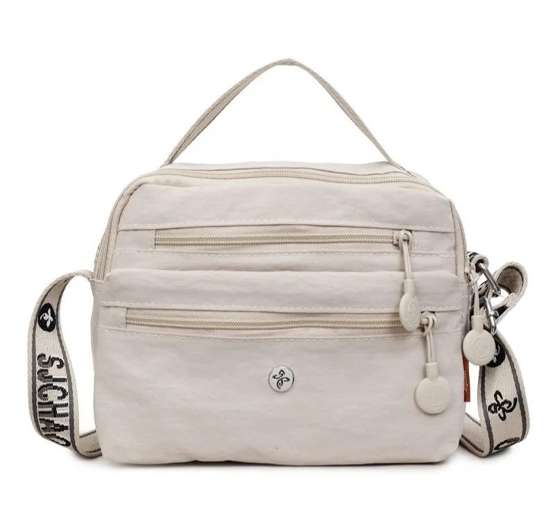 Bolsa de Ombro Cruzada de Luxo em Lona Personalizada de Alta Qualidade para Passeios na Cidade