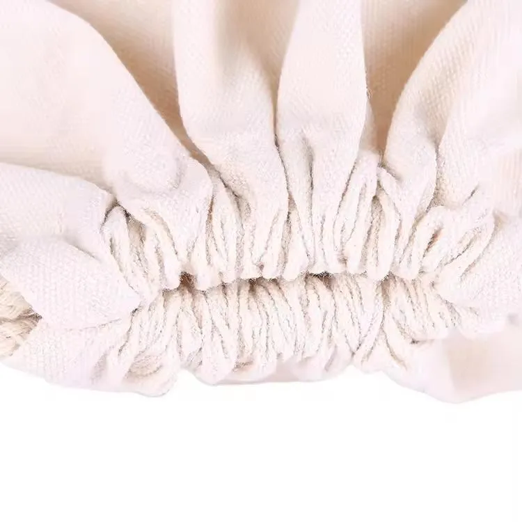 Saco de armazenamento para sapatos em algodão reciclado personalizado com cordão para publicidade
