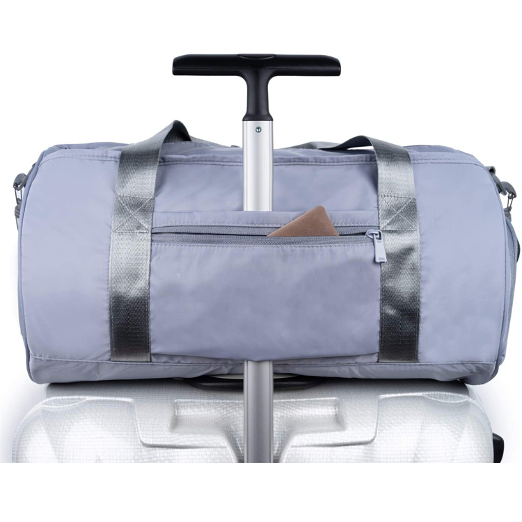 Bolsa de Ginástica para Esportes, Bolsa de Viagem com Compartimento para Calçados e Bolso para Roupas Molhadas