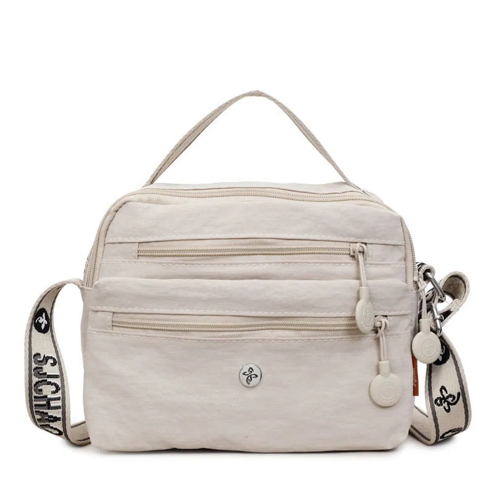 Bolsa de Ombro Cruzada de Luxo em Lona Personalizada de Alta Qualidade para Passeios na Cidade