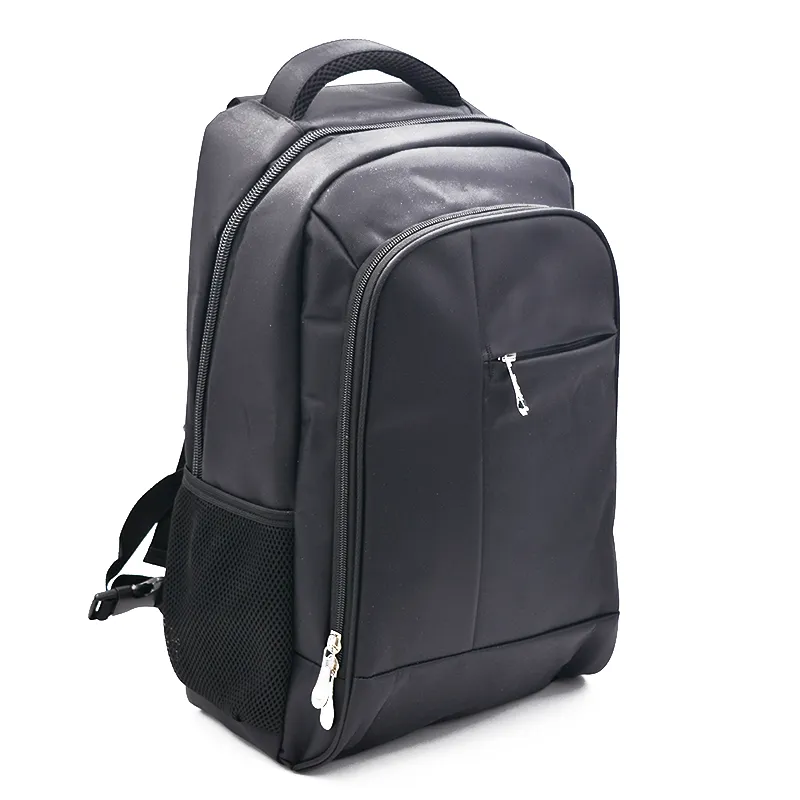 Mochila de Nylon Preto à Prova d'Água para Laptop com Rodas