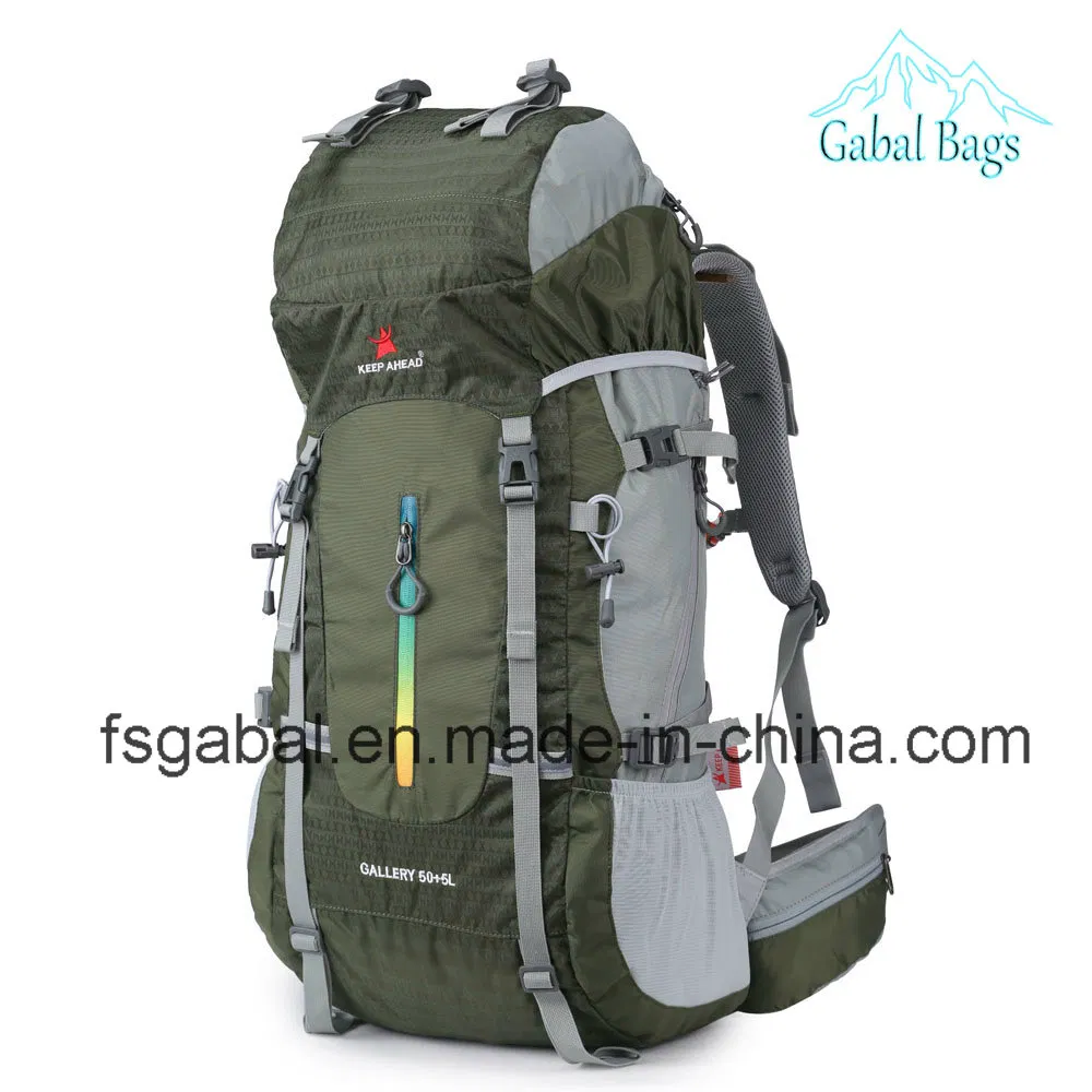 Mochila de Nylon Impermeável para Atividades ao Ar Livre, Caminhadas, Viagens, Trekking e Esportes