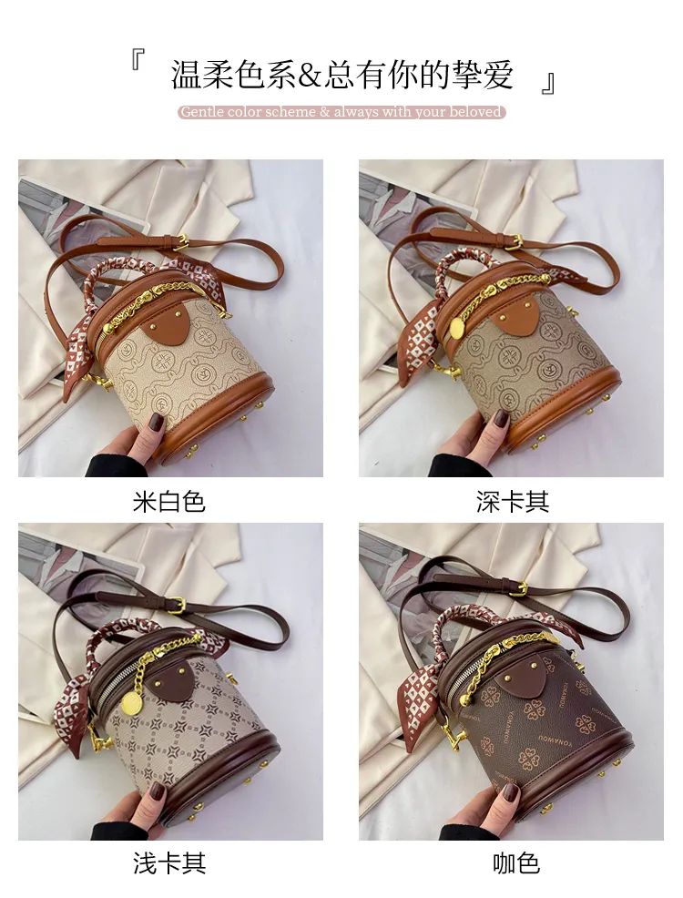Novas Bolsas de Ombro por Atacado de Alta Qualidade, Bolsas de Balde de Luxo para Mulheres