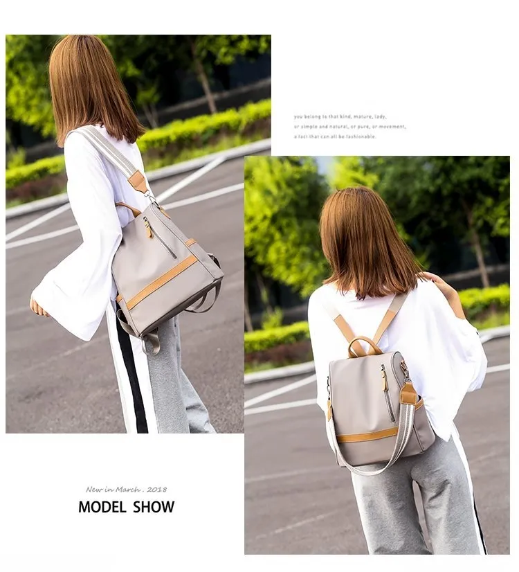 Mochila Escolar para Meninas Moda Mochila Multifuncional Casual para Mulheres Designers Mochila Mini de Nylon
