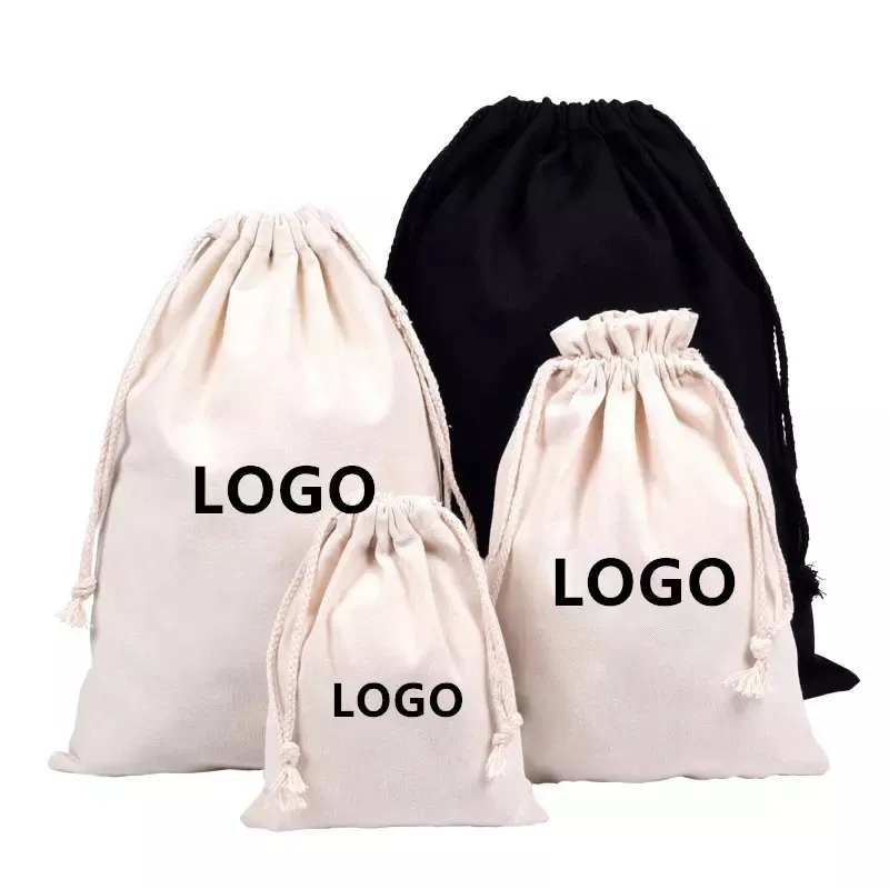 Saco de Algodão Ecológico com Cordão Personalizado