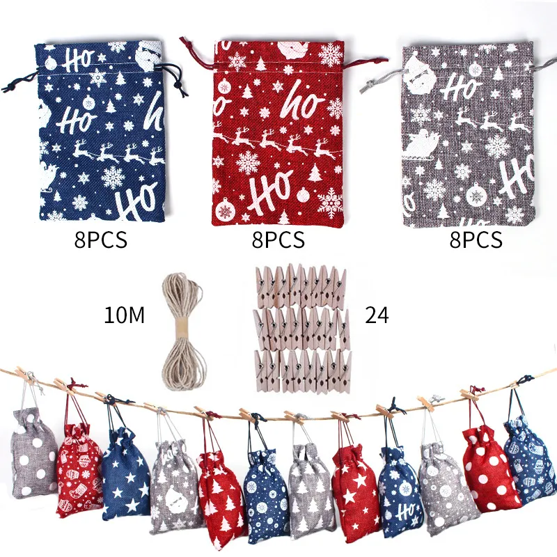 Conjunto Simples Bolsas de Natal