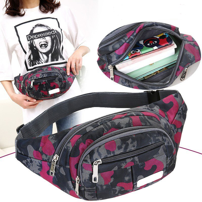Saco de cintura Fanny Pack saco de cintura com cintura personalizado para mulher Bolsa de cintura para homem com logótipo estampado Fanny Sports Fanny Bolsa para cintura