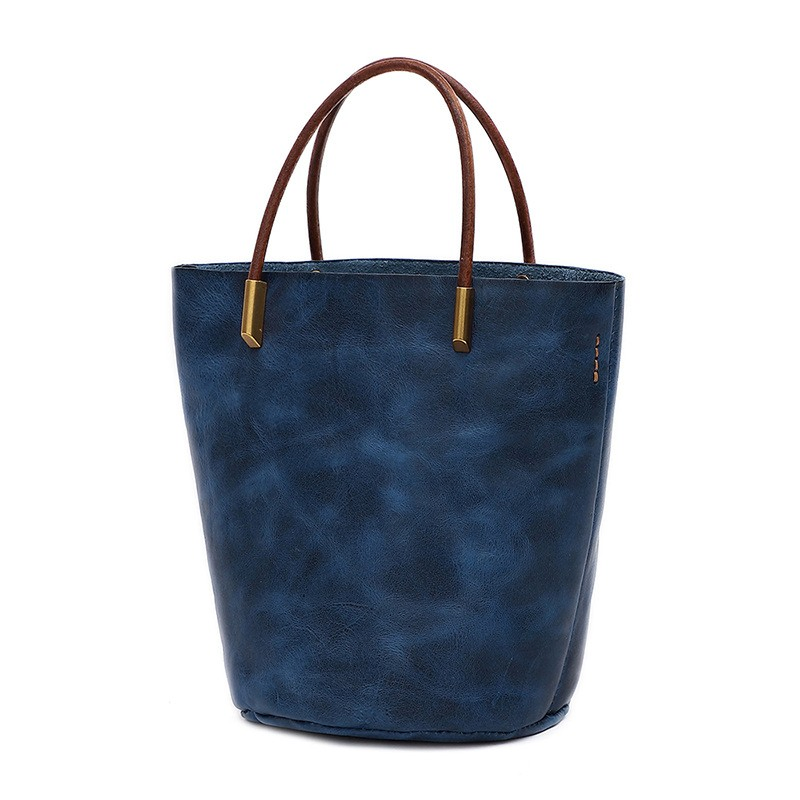 (WD6384) Bolsas OEM/ODM à Venda Tote Bolsa Atacado Bolsas de Ombro para Mulheres Estilo Balde Bolsas Estilo Balde