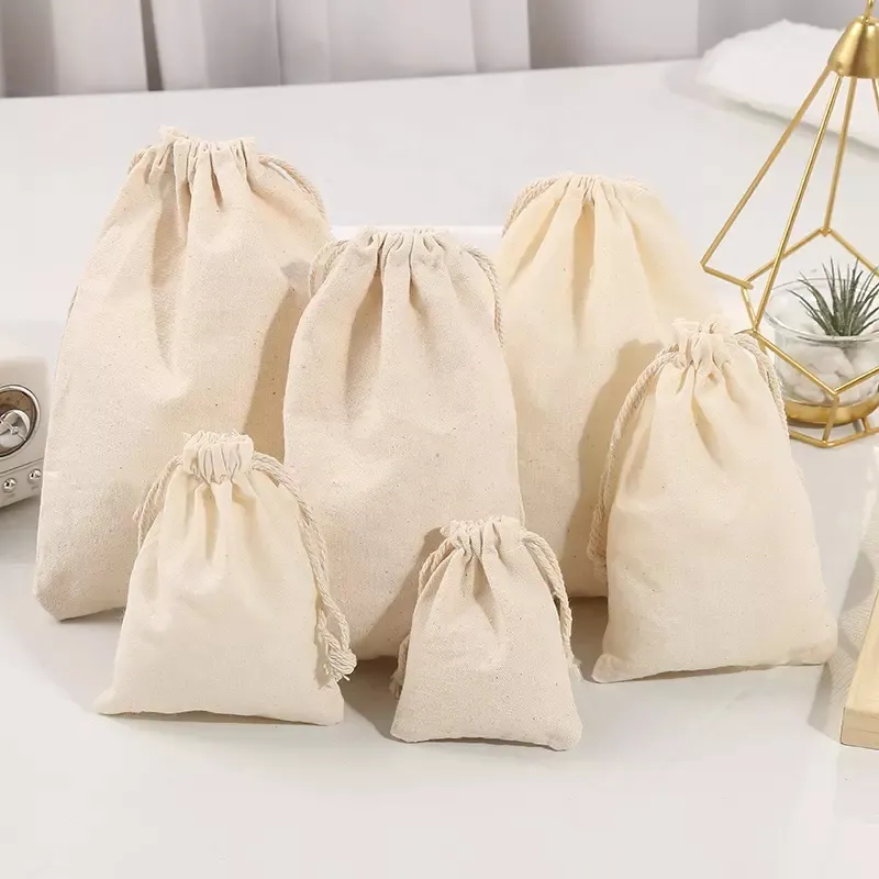 Saco de Algodão Ecológico com Cordão Personalizado