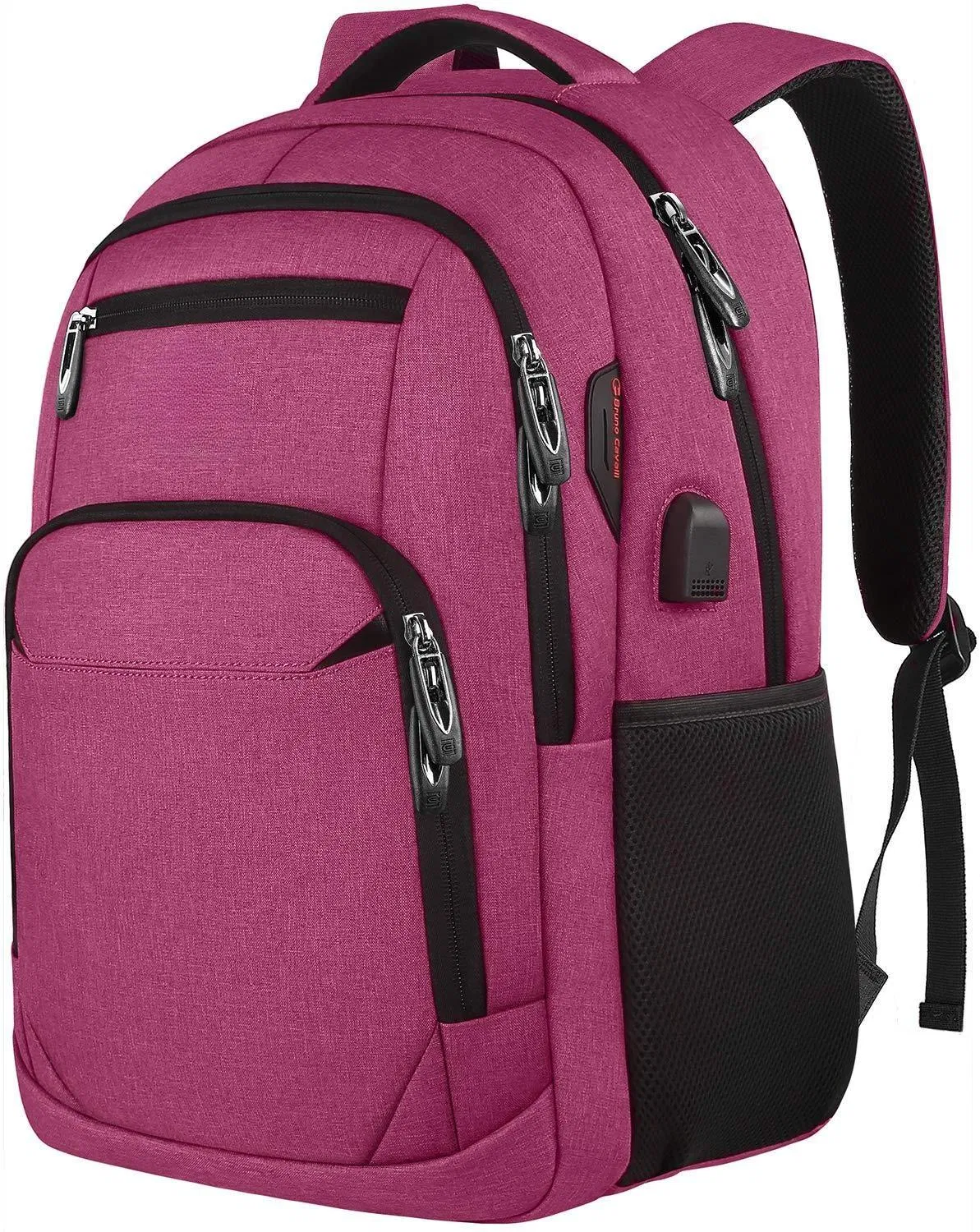 Mala de Viagem Antifurto Slim Durável para Laptops com Porta USB para Carregamento