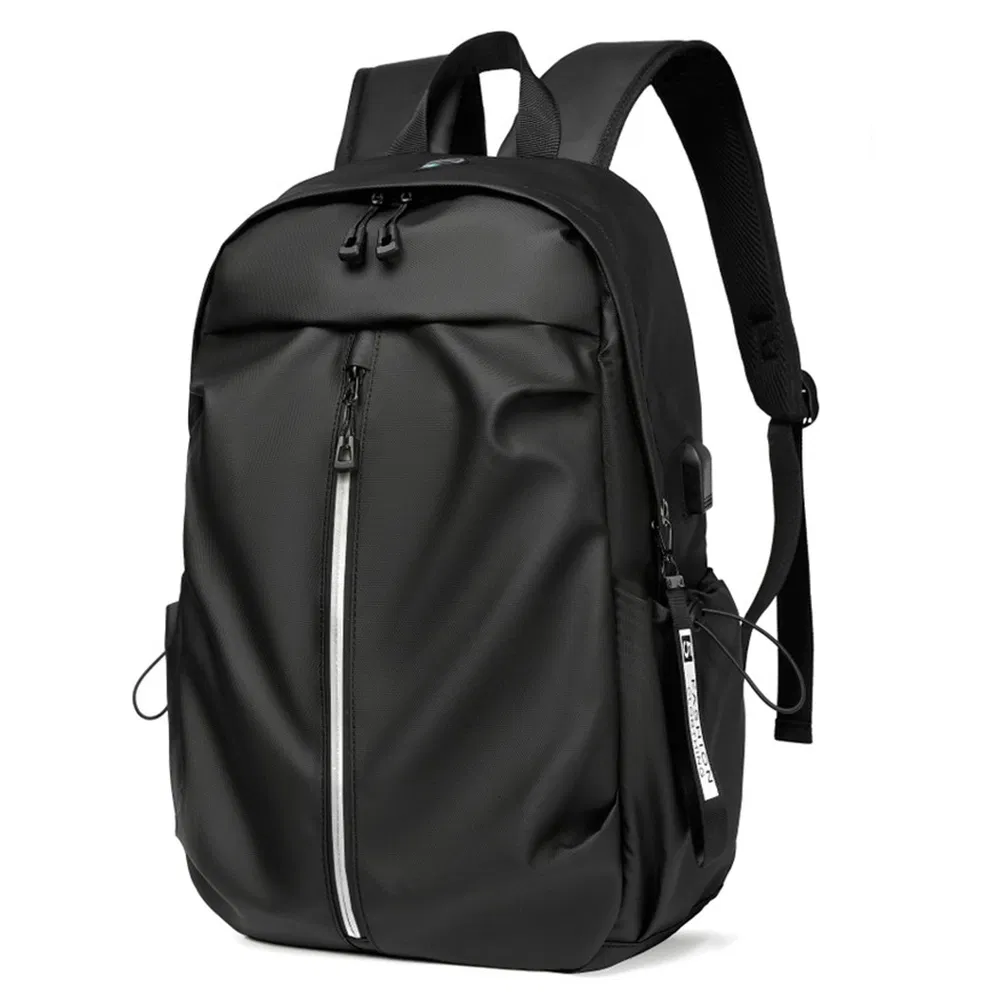 Mochila Casual Preta Executiva Hm-7012 com Organizador Interno para Gadgets e Canetas