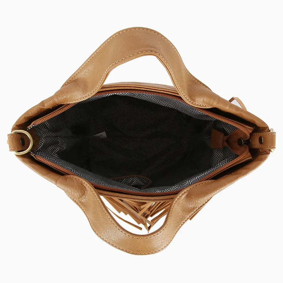 Bolsa Transversal de Estilo Fashion Fringe para Uso Diário Elegante