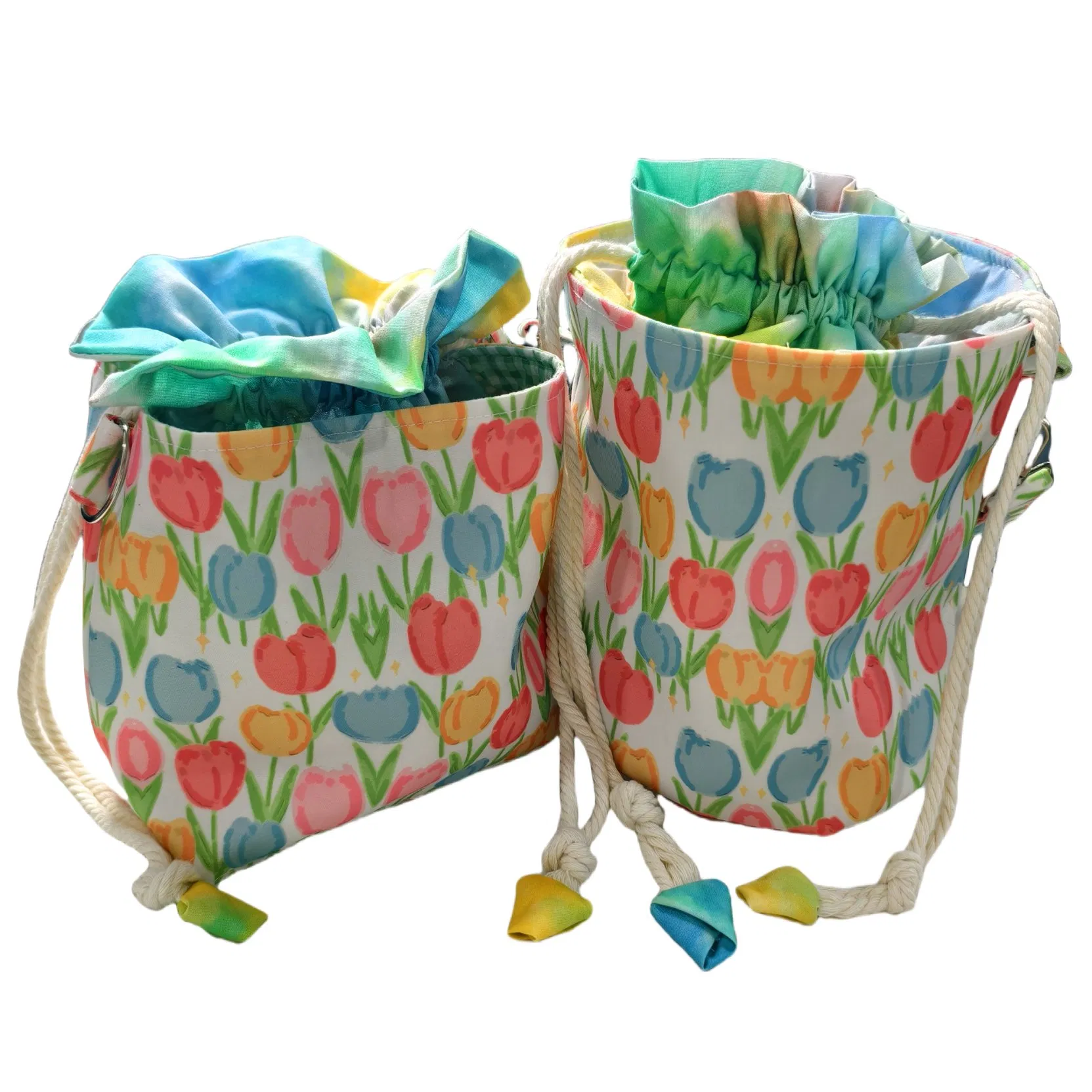 Bolsa de Ombro e Mochila de Cordão Personalizada de Luxo para Mulheres