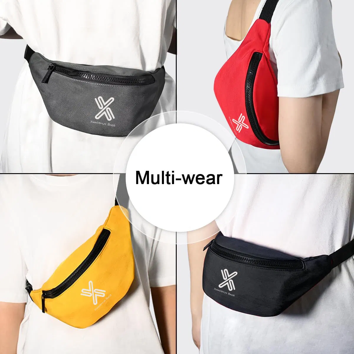 Mochila de Cintura para Crianças, Bolsa de Cintura Ajustável para Crianças, Mochila de Cintura Infantil Bonita e Fashionável