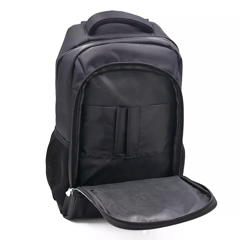 Mochila de Nylon Preto à Prova d'Água para Laptop com Rodas