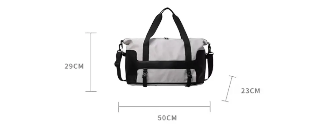 Bolsa de Viagem Grande Capacidade à Prova d'Água para Viagens Curtas e Academia