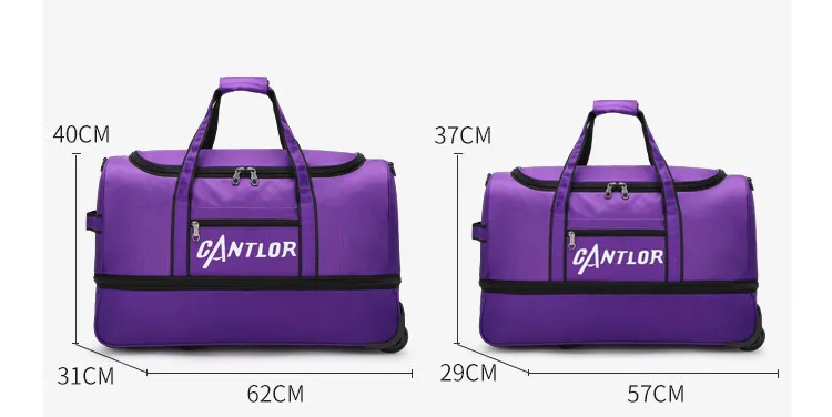 Conjunto de Laptop Mochila Escolar Designer Malas de Viagem com Rodas Trolley Impermeável Bolsa de Viagem de Luxo