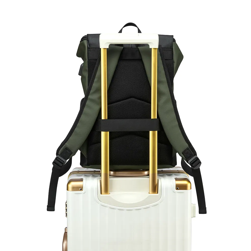 Mochila de Negócios para Laptop à Prova d'Água Viagem Executiva Profissional Espaçosa Leve Confortável Premium Casual