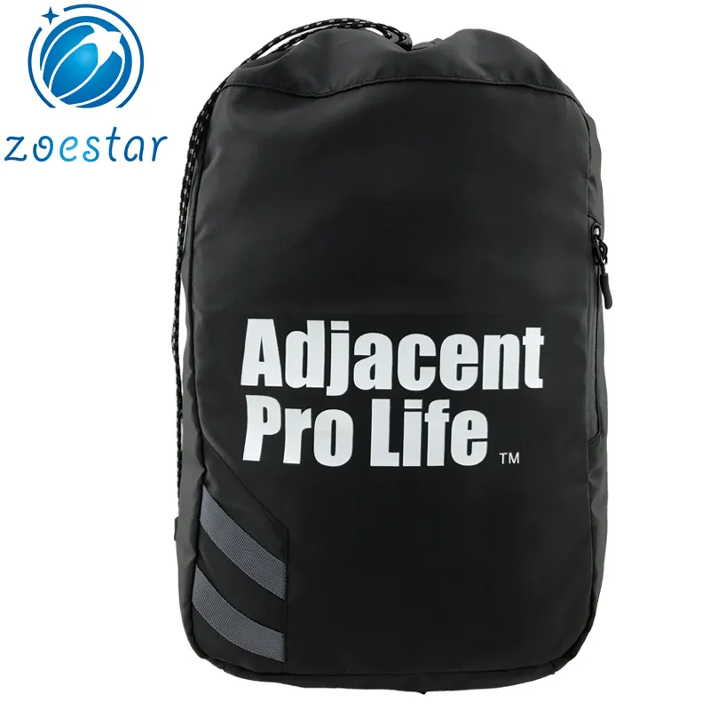 Exibição de Promoção Decoração Mochila de Poliéster Nylon Moda Esportiva Saco de Cordão