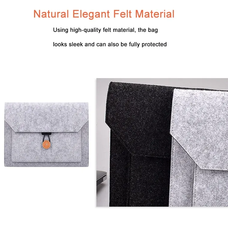 Bolsa de Laptop Slim Reutilizável e Ecológica