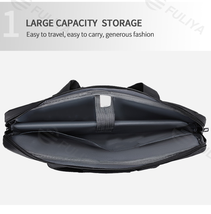 Fabricante de Bolsas de Laptop Portáteis a Tiracolo para Escritório, Pasta de Negócios para Homens, Bolsa de Couro