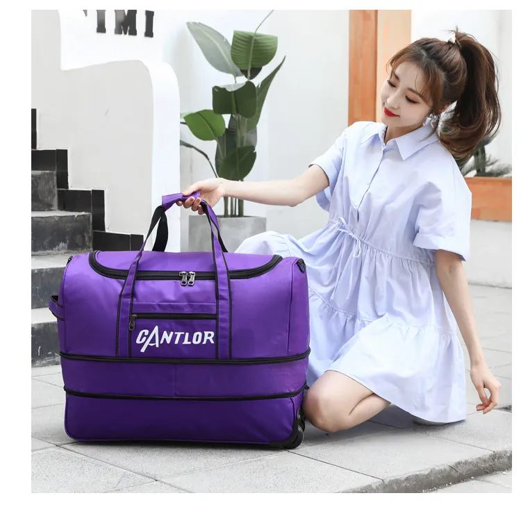 Conjunto de Laptop Mochila Escolar Designer Malas de Viagem com Rodas Trolley Impermeável Bolsa de Viagem de Luxo