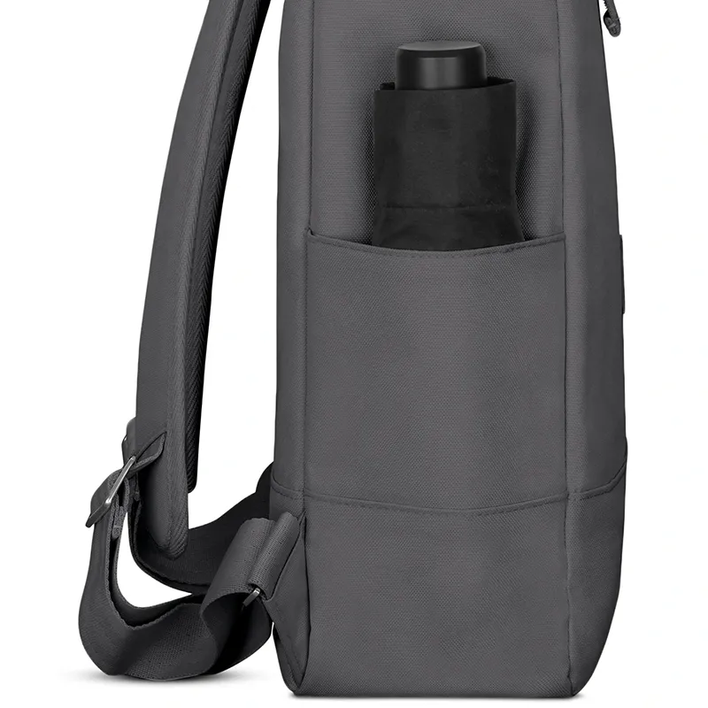 Mochila de Viagem ao Ar Livre Personalizada com Logo Impermeável RPET Rolltop Antifurto para Laptop