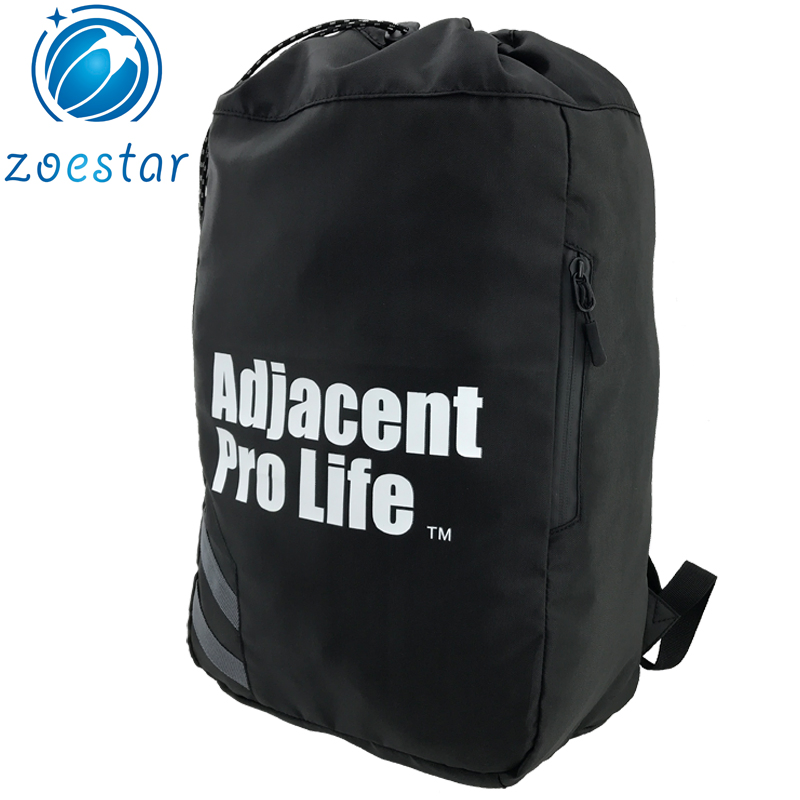 Exibição de Promoção Decoração Mochila de Poliéster Nylon Moda Esportiva Saco de Cordão
