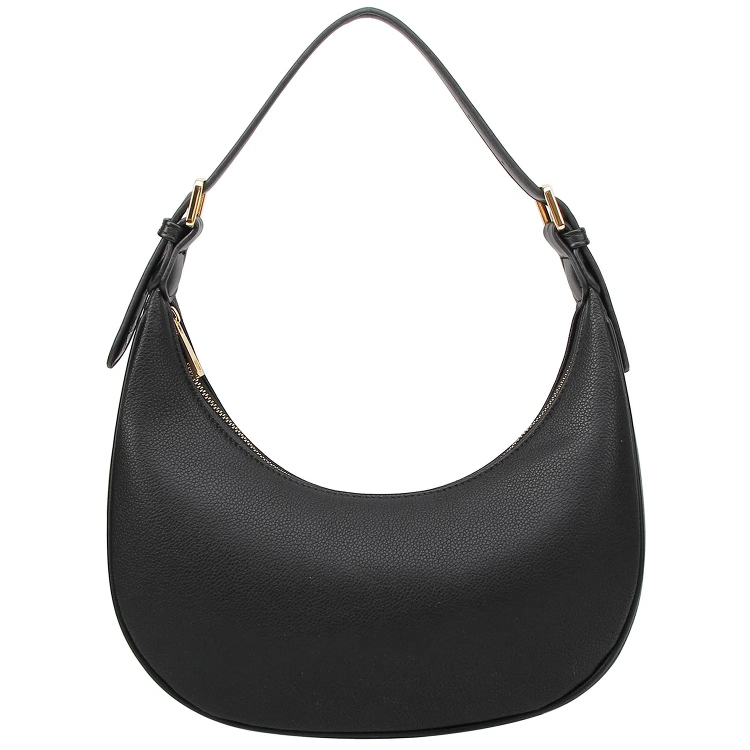 Bolsas de Mão Femininas Bolsa Meia Lua com Alça de Ombro Ajustável Bolsa de Ombro Fashion Hobo