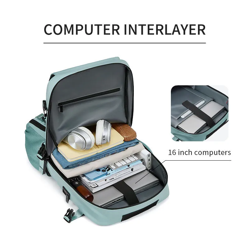 Mochila de Viagem Escolar de Moda para Atividades ao Ar Livre