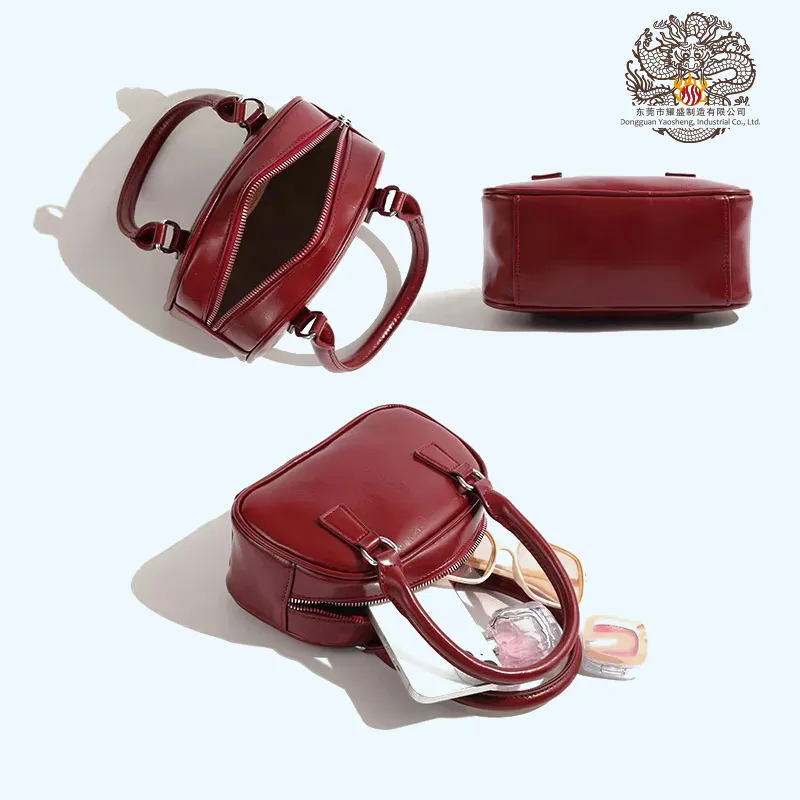 Bolsa transversal quadrada de patente PU com fechamento em zíper estilo coreano para mulheres
