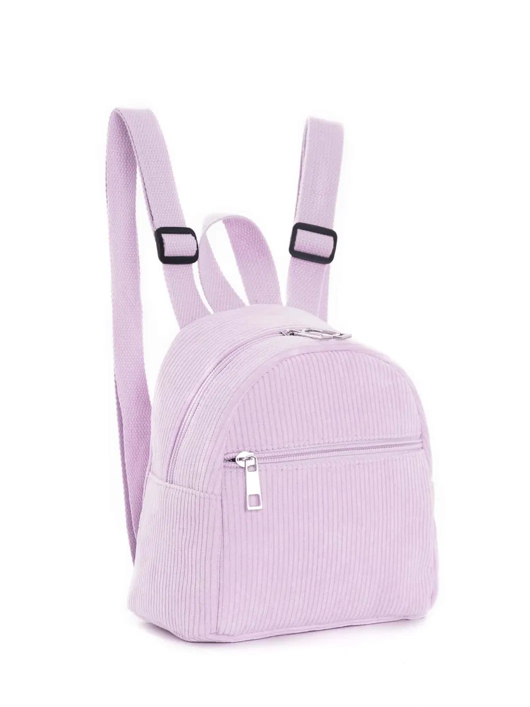 Mochila Mini de Corduroy Trendy para Mulheres e Adolescentes Estilosas