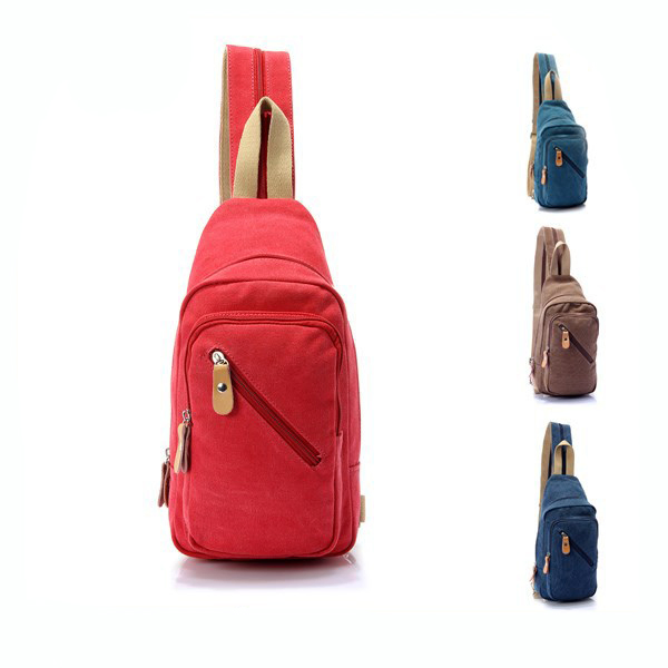 Mochila de Lona Vintage para Eventos Promocionais e Atacado