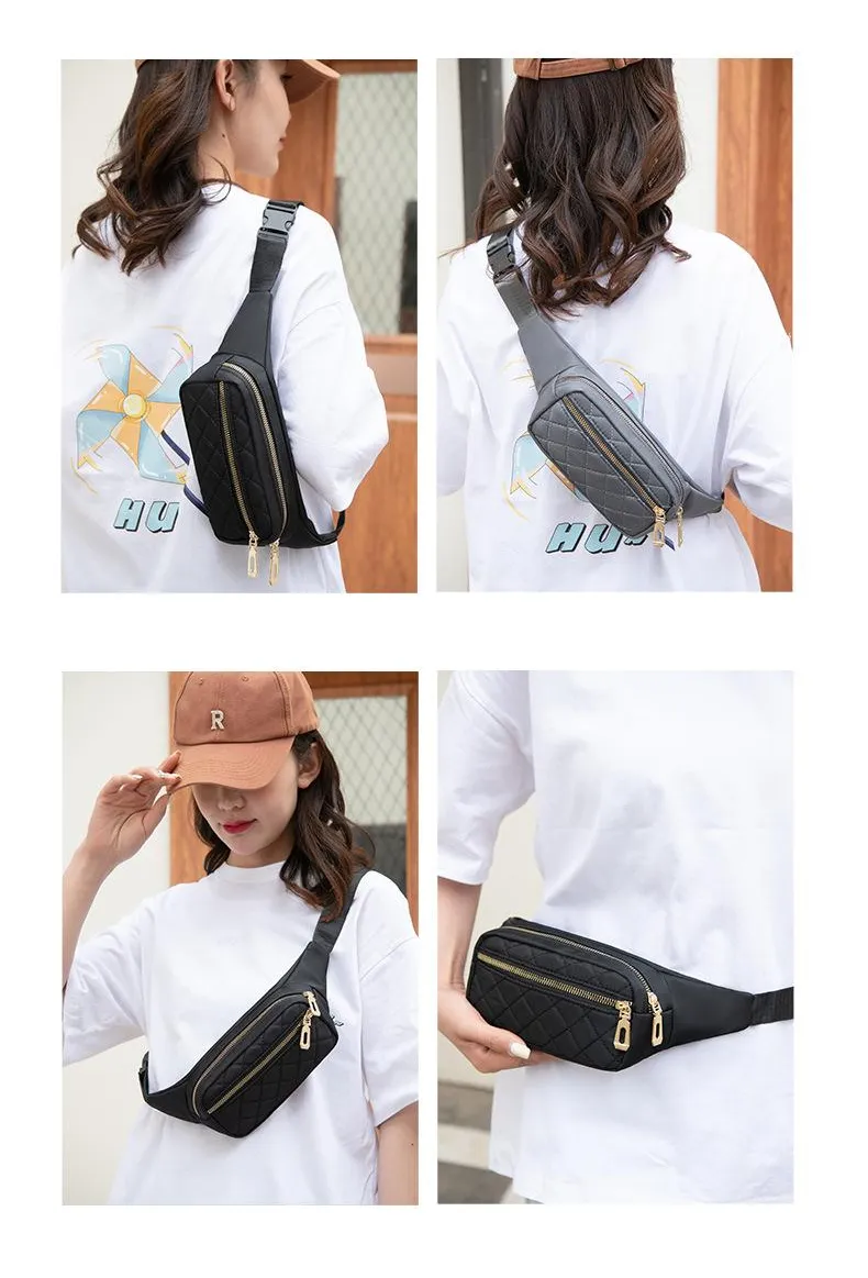 Bolsa de Cintura Fanny Pack para Celular, Bolsa de Peito para Mulheres, Bolsa Esportiva de Cintura