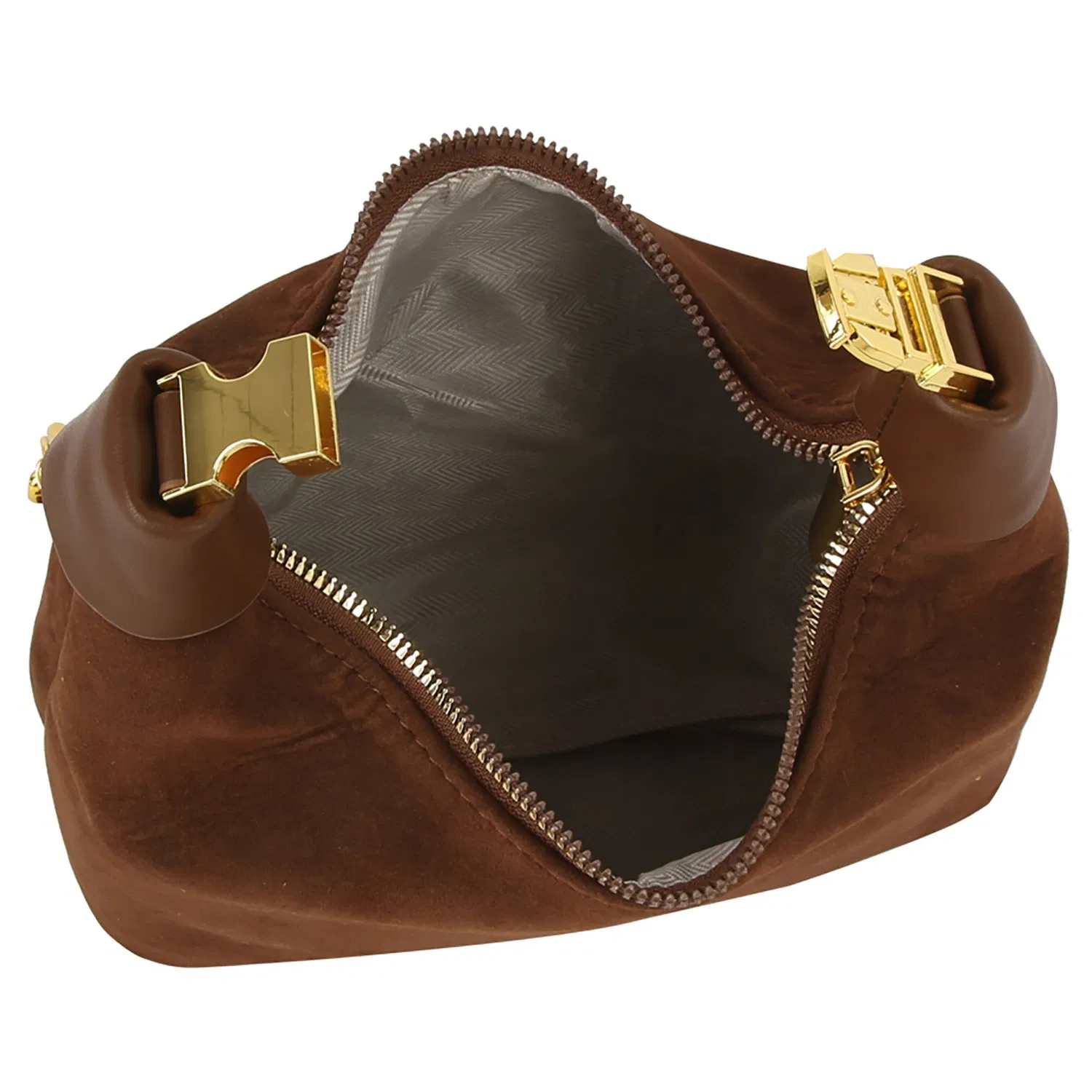 Bolsa de corrente de camurça sintética elegante para uso diário