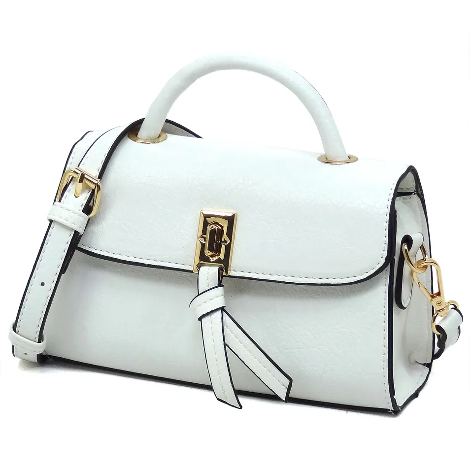 Bolsa Transversal com Fecho Estiloso para Mulheres Modernas