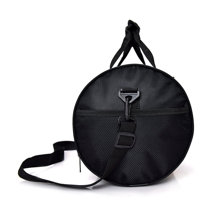 Bolsa de Viagem Duffle Grande e Resistente para Fitness, Impermeável, Nylon Preto, Bolsa de Ginástica para Homens