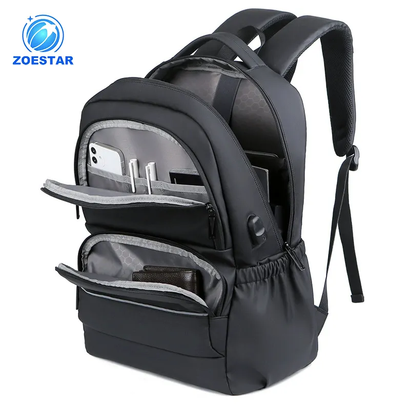 Mochila de Viagem para Negócios por Atacado, Bolsa para Computador com Múltiplos Compartimentos