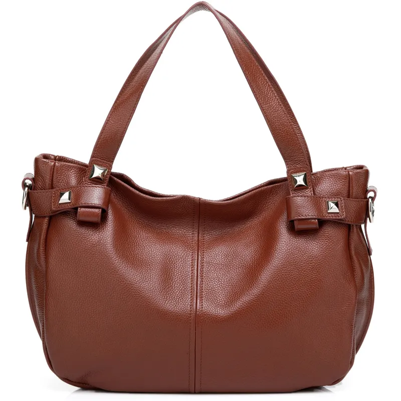 Bolsa Hobo de Couro Francis, Bolsa de Lazer em PU com Duas Alças