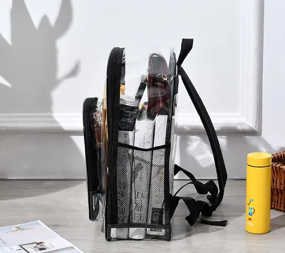 Mochila Mini Transparente de Moda para Meninas Crianças