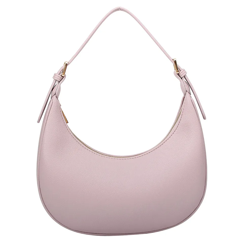 Bolsas de Mão Femininas Bolsa Meia Lua com Alça de Ombro Ajustável Bolsa de Ombro Fashion Hobo