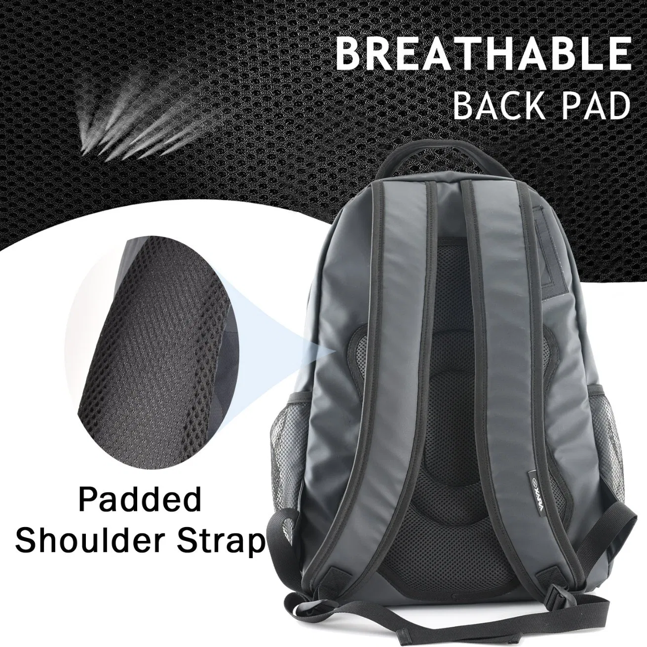 Mochila escolar para laptop personalizada, à prova d'água, para viagens e esportes
