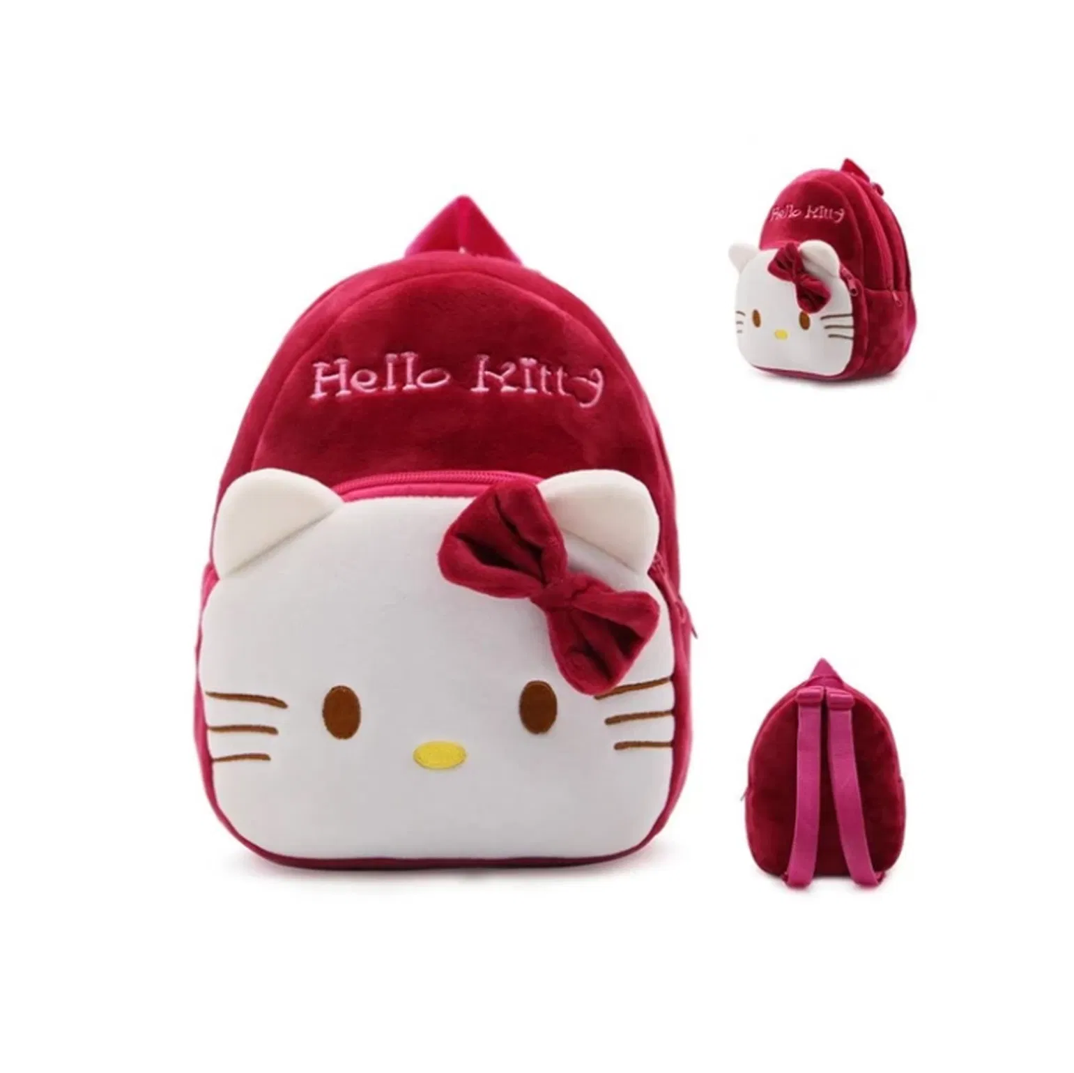 Mochila de pelúcia de desenho animado para crianças mini mochila escolar