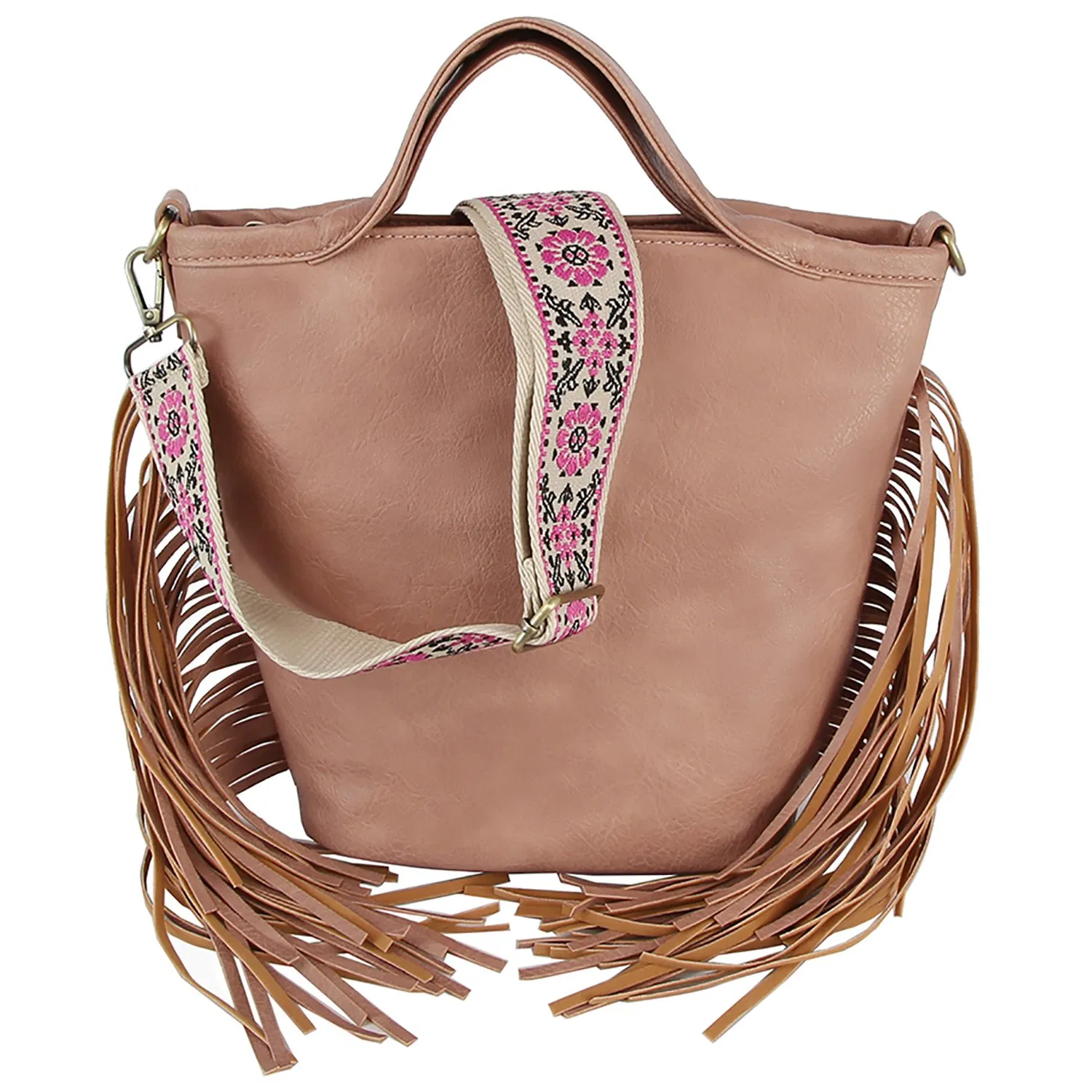 Bolsa Transversal de Estilo Fashion Fringe para Uso Diário Elegante