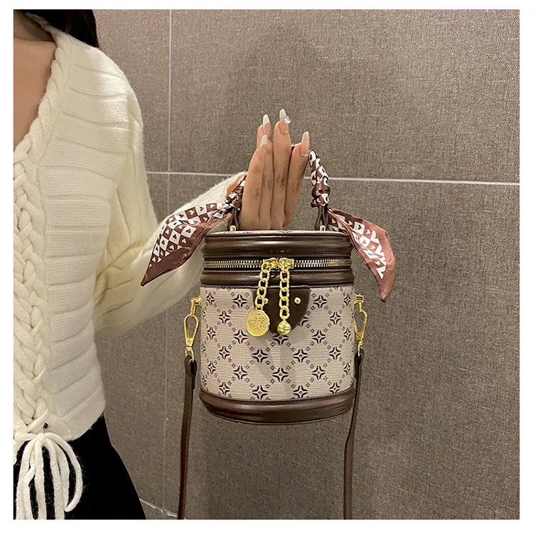 Novas Bolsas de Ombro por Atacado de Alta Qualidade, Bolsas de Balde de Luxo para Mulheres
