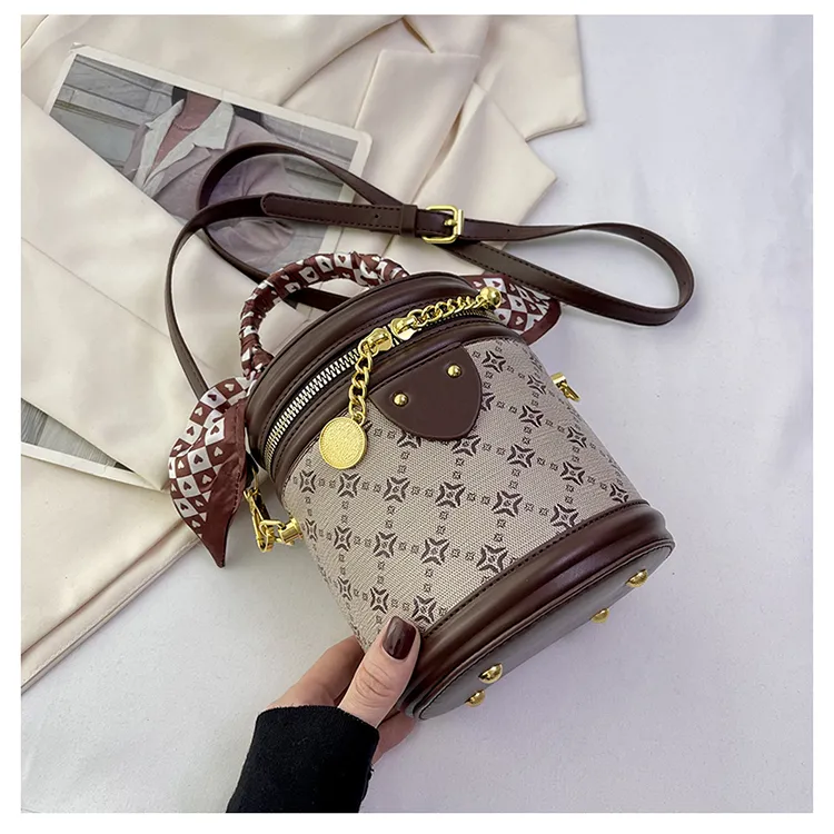 Novas Bolsas de Ombro por Atacado de Alta Qualidade, Bolsas de Balde de Luxo para Mulheres