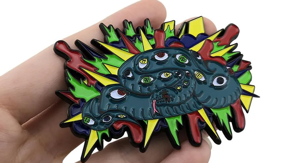 Amostra Grátis Personalizada de Anime Cartoon Criativa Personalidade Mágica Noite Gato Pins de Esmalte