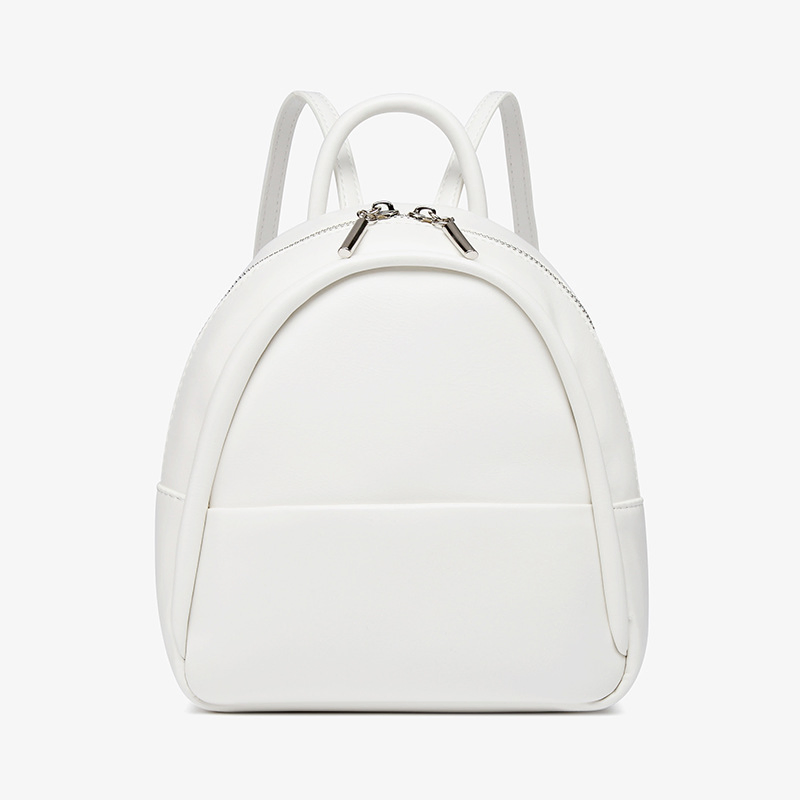 (WX0184) Mochila Mini Estilosa de Couro Macio e Leve para Trabalho e Deslocamento